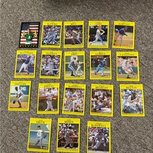 Fleer 91 and Donruss 81 Baseball Cards